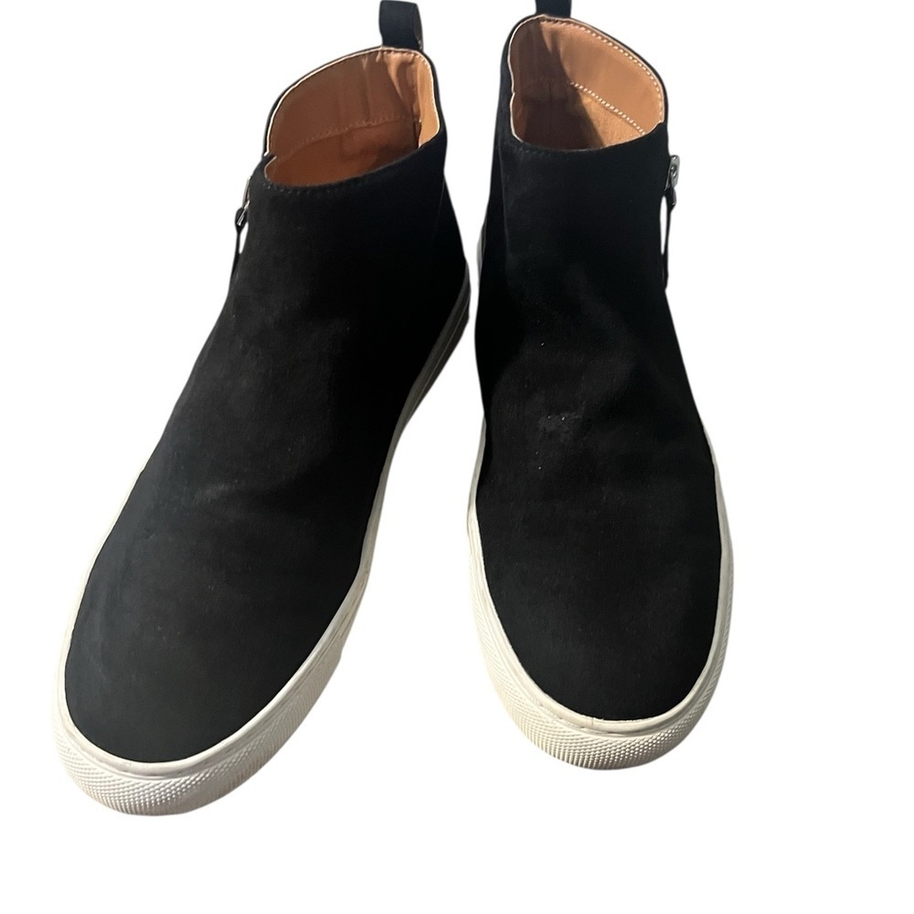 J. Crew Black Slip-On Sneakers